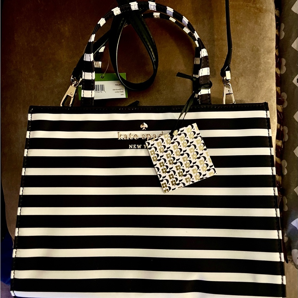 Brand new never used 25th anniversary Kate Spade crossbody bag with straps